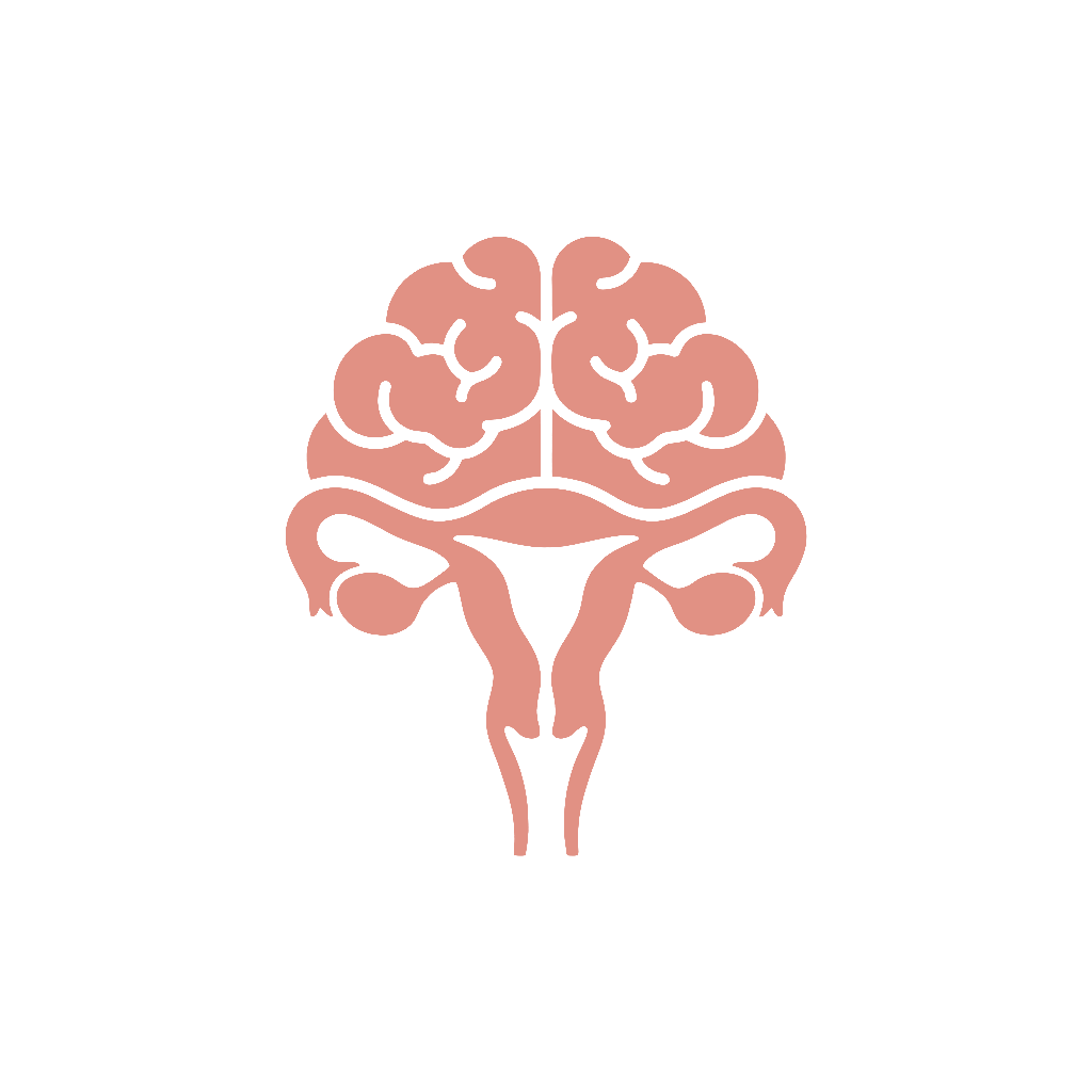 Logo NeuroMatrona coral de fondo